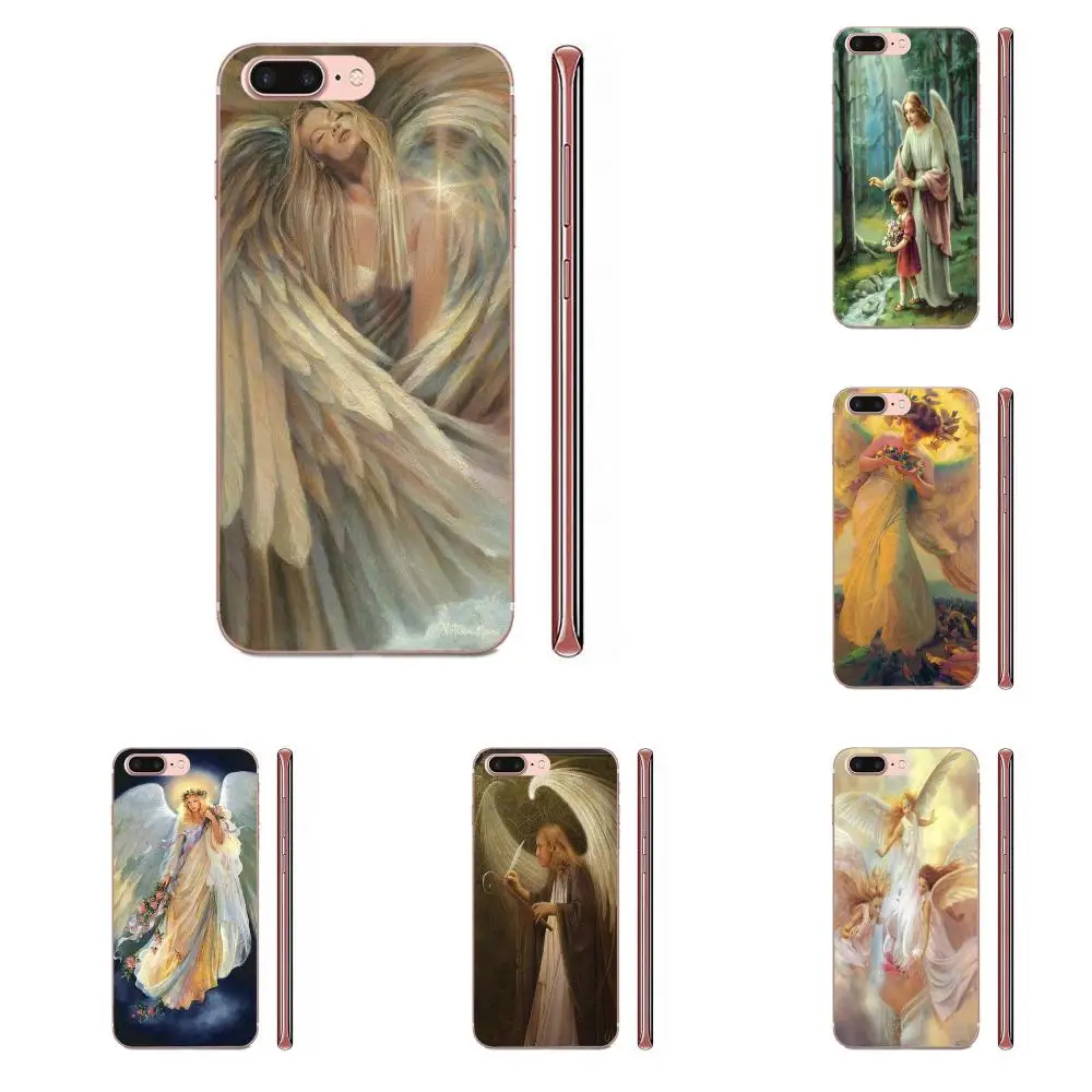 Чехол для телефона с принтом Huawei Mate 9 10 20 P P8 P9 P10 P20 P30 P40 Lite Pro Smart 2017 Angels наблюдают за