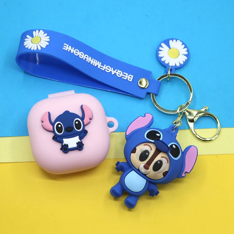 Disney Stitch Earphone Case With Key 