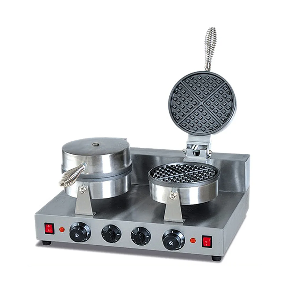 

Snack Equipment Heating Double-headed Waffle Machine Waffle Maker