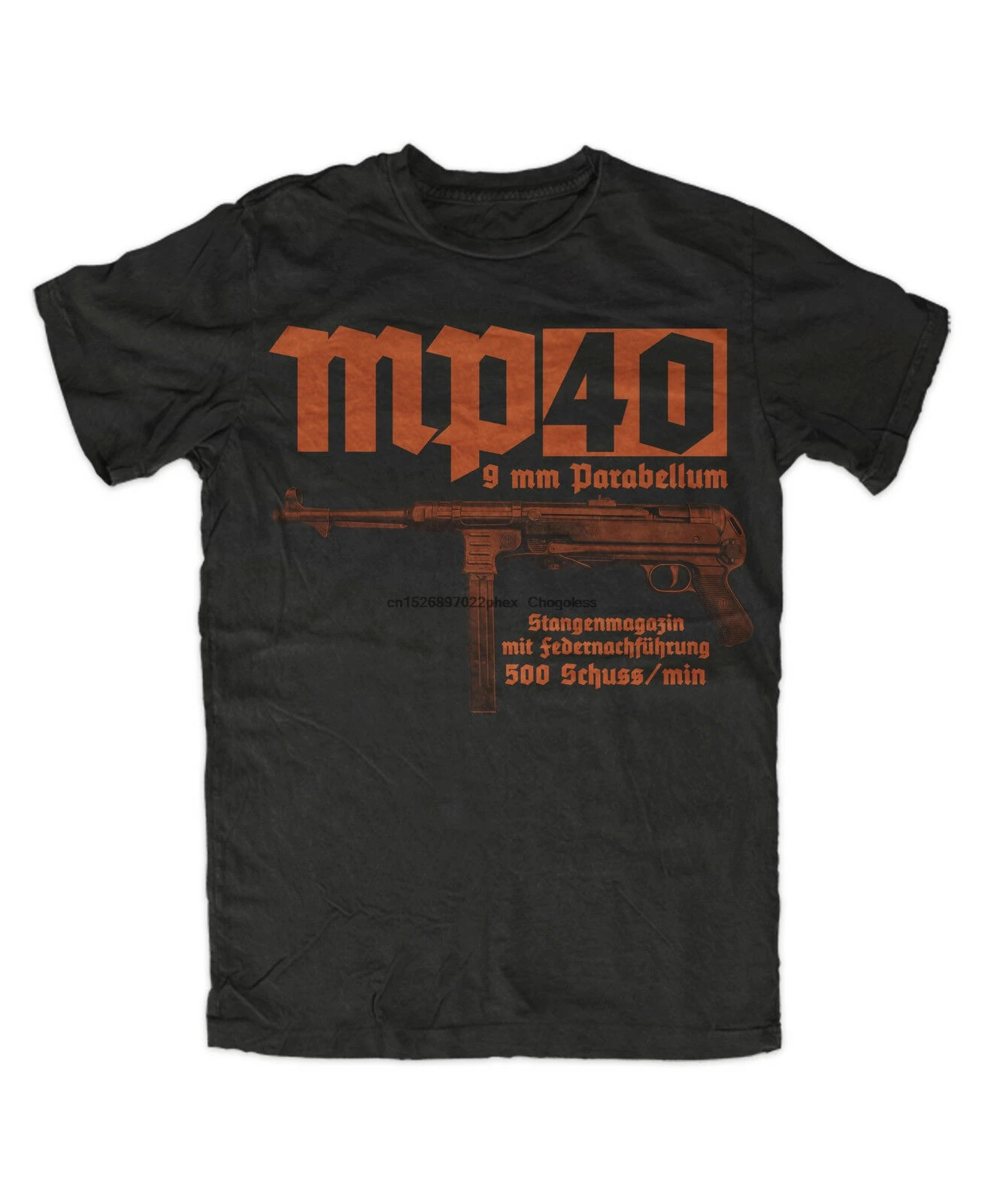 MP40 Премиум Футболка MP 40 MP44 MG 42 армейские военные | Мужская одежда