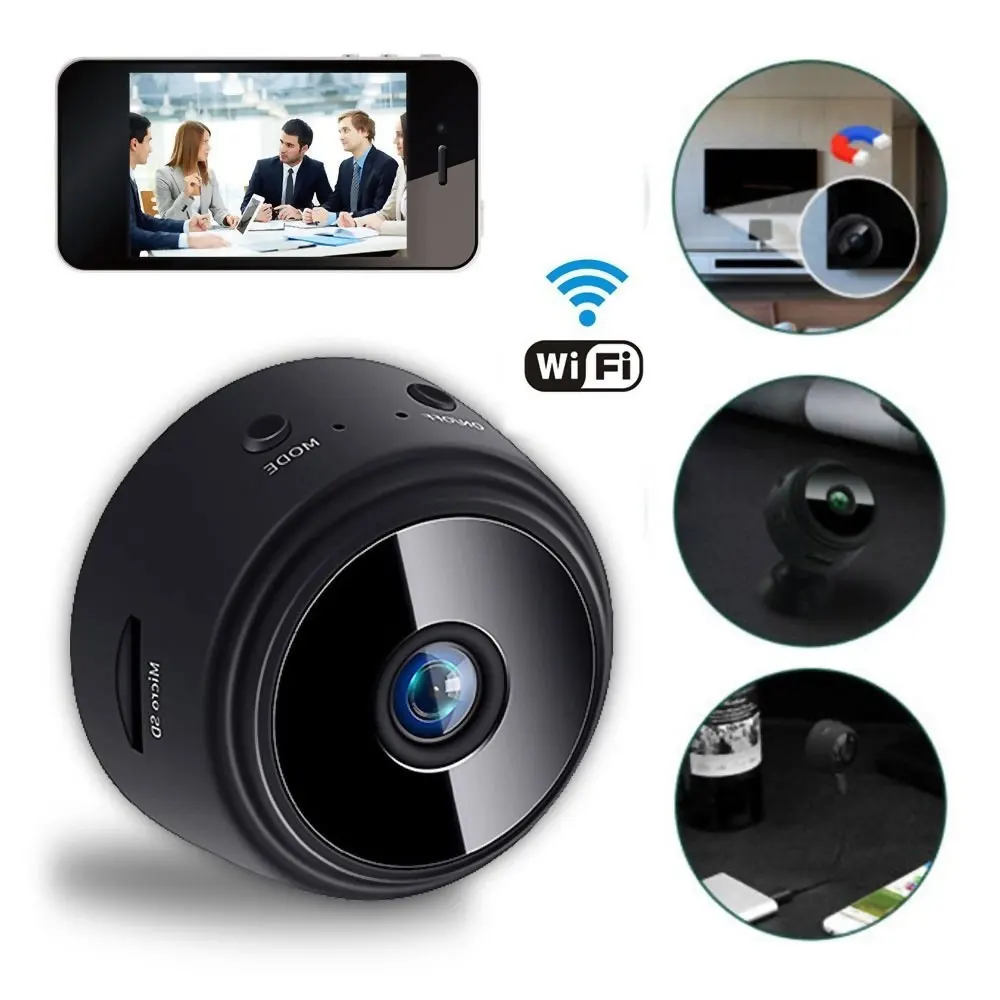 A9 Wifi Camera Smart Micro Camera Rechargeable HD 1080P Motion Detection Home Security outdoor Night Versie home surveillance