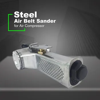 

Air Belt Sander Angle Grinder Air Angle Grinding Machine with Sanding Belts for Air Compressor Sanding Pneumatic Tool Set