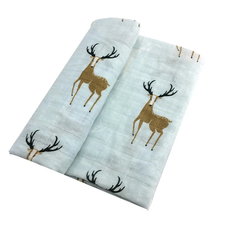 New Cotton Baby Blankets Newborn Soft Organic Cotton Baby Blanket Muslin Swaddle Wrap Feeding Burp Cloth Towel Scarf Baby Stuff 3