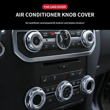 

Air Conditioner Knob Switch Button Trim Cover Ring For Land Rover LR4 Range Rover Sport Knob Trim Car Knob Heat Control Button