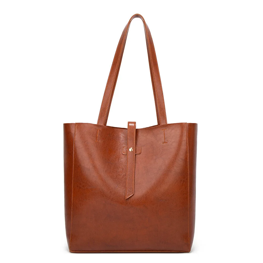 

2020 Women's Handbag Single Shoulder Support Special Package Oil Wax Woman Bag