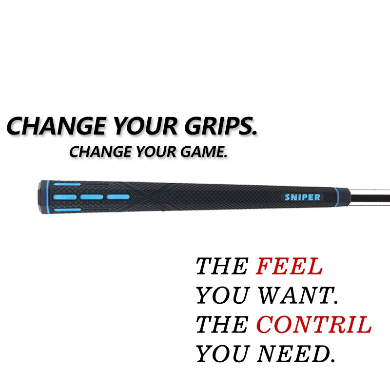 SNIPERGRIPS golfclub grip Шестигранная Нескользящая одежда - Цвет: BLUE