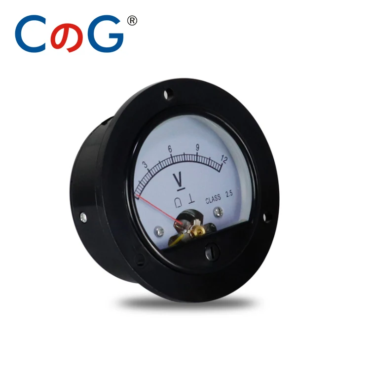 1 шт. 65C5 DC 10A 15A 20A 30A 50A 75A 100A 150A 300A 500A круглый Диаметр Аналоговый амперметр Панель Ампер Измеритель тока 65C5 DC 0-50A