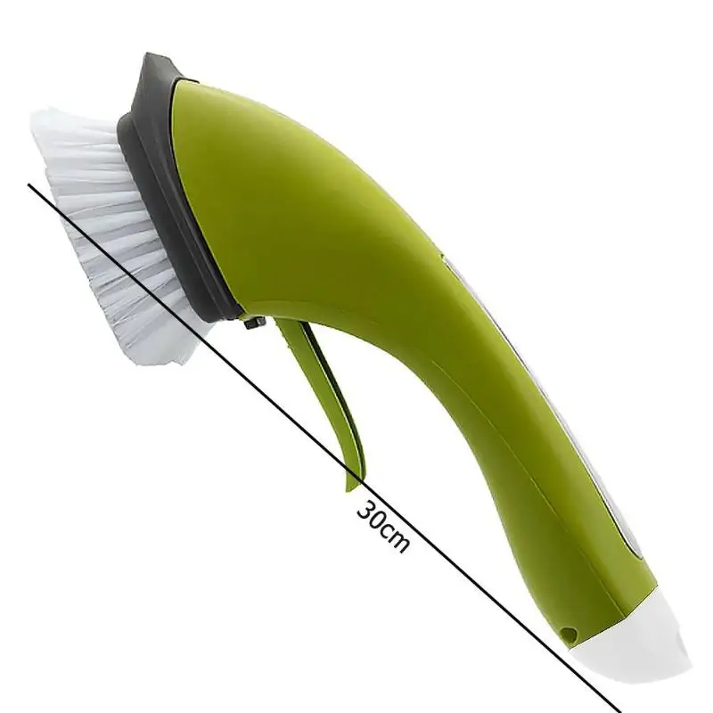 ПП нейлоновая щетка для чистки портативная длинная противоскользящая ручка автоматическая раковина добавить моющее средство вода спрей