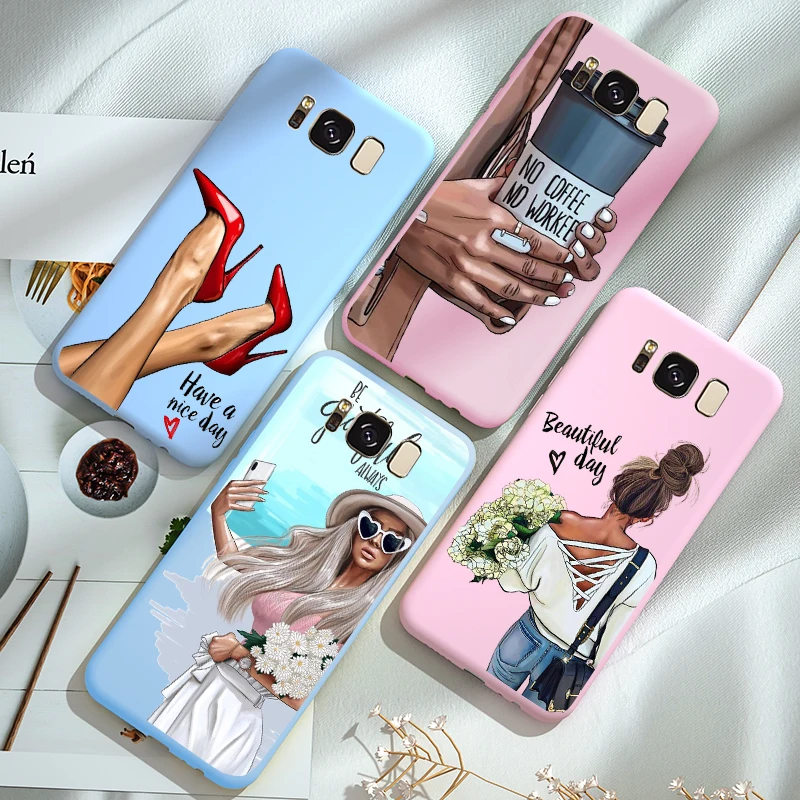 Phone Cover FOR Samsung S10 Plus S10e Lite S8 S9 S20 Ultra Case Girl Boss Galaxy J3 2017 J4 2018 J6 J5 2016 J7 | Мобильные телефоны