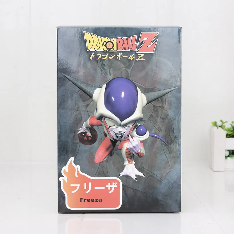 11 см аниме Dragon Ball Fighter Z Majin Buu Cell ПВХ фигурка игрушки модель малыш Buu Freeza frieza Fina из - Цвет: new freeza in box