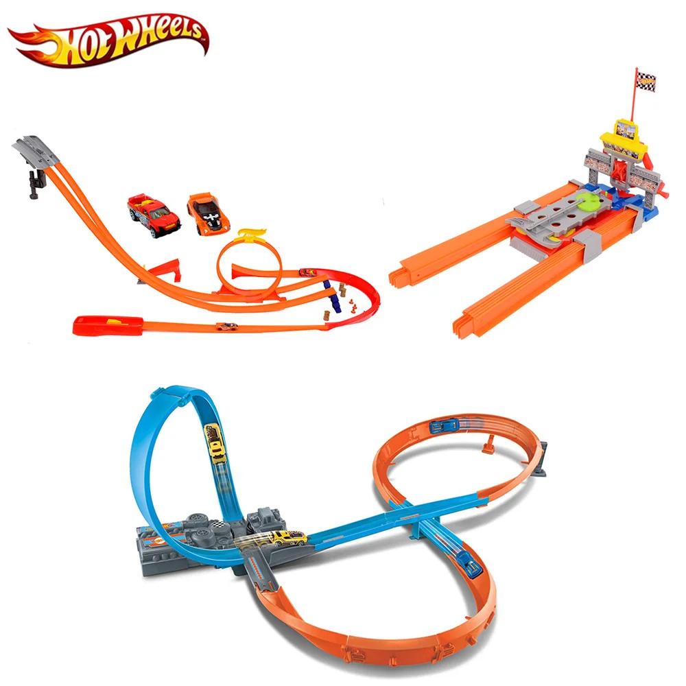 Оригинальный стереоскопический маневренный трек Hot Wheels фигурка 8 Raceway