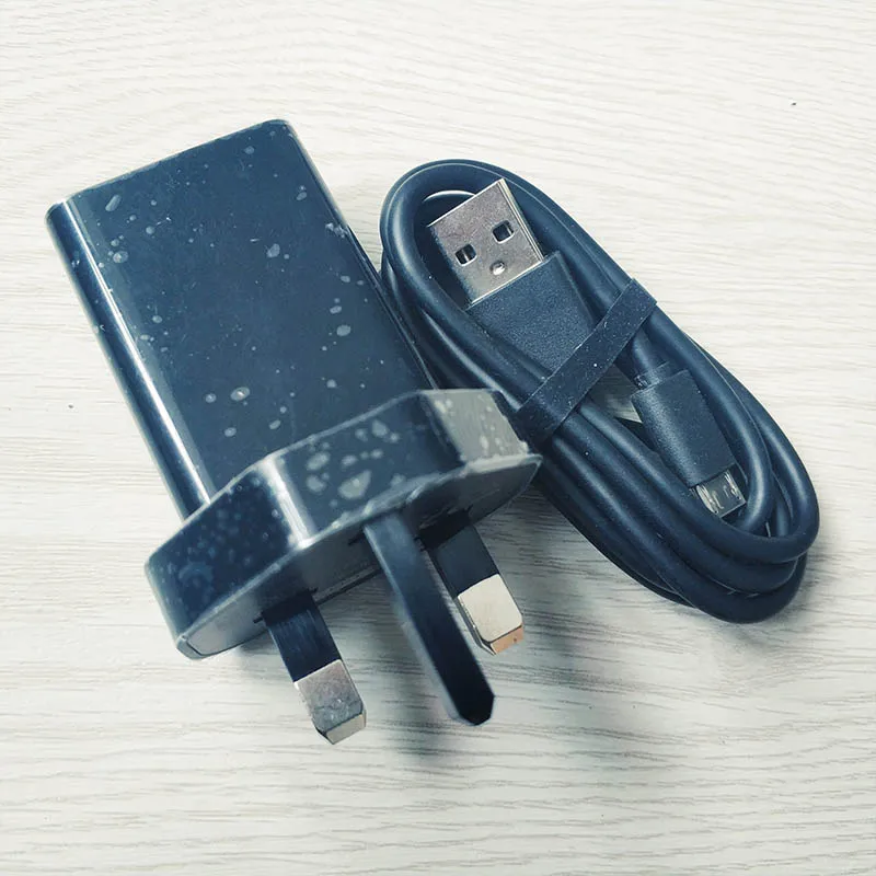 XIAOMI зарядное устройство EU/US/UK штекер 5V2A Xiaomi Redmi 6 pro 5 5Plus зарядное устройство Micro USB кабель для Xiaomi Redmi 7A 4X 5A Note 4X4 4A 5 5A - Цвет: UK Charger And Cable