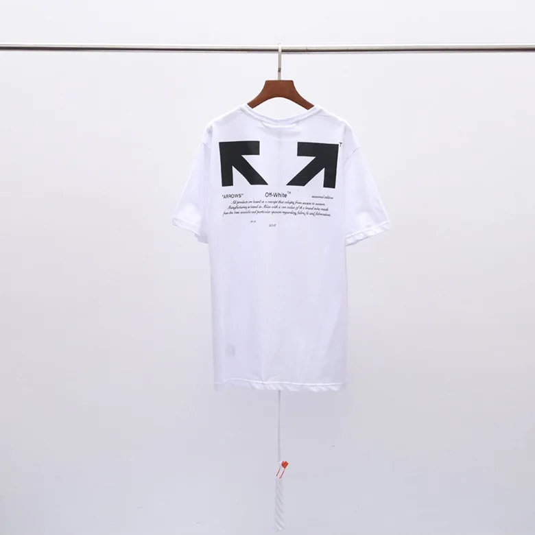 OFF-WHITE летняя Новинка 03 цифровая OW печать Звезда мужская пара короткий рукав Футболка
