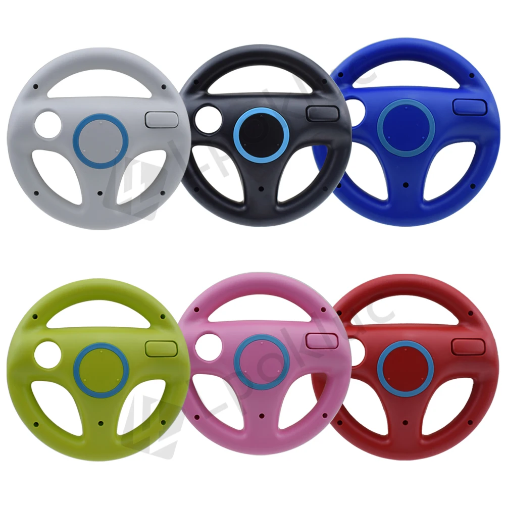 1pcs Mulit-colors Mario Kart Racing Wheel Games Steering Wheel for Wii Remote Game Controller