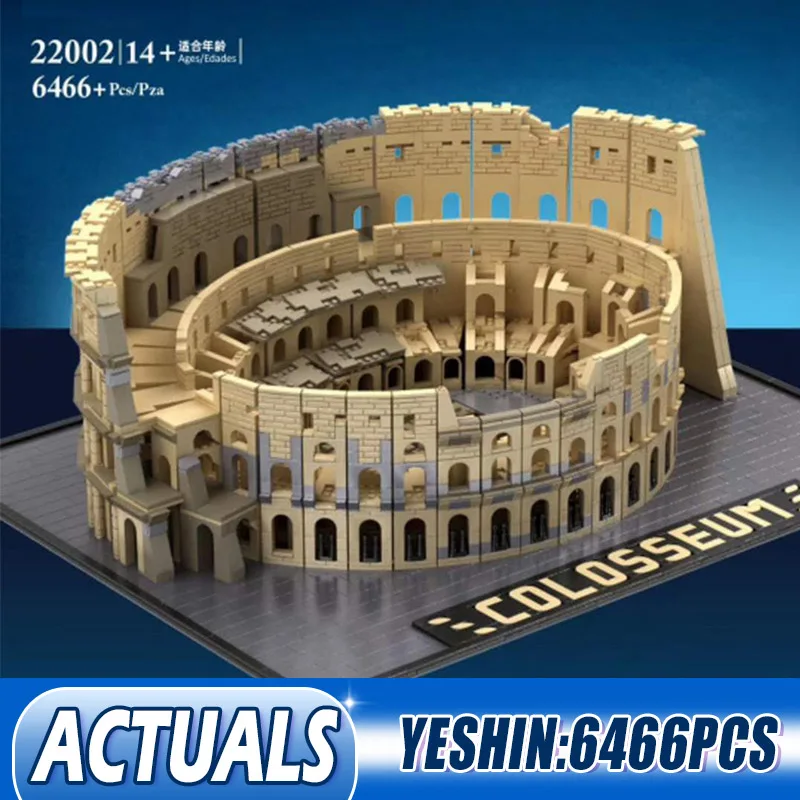 Форма король 22002 строительные блоки MOC уличный вид архитектура колозеум модели