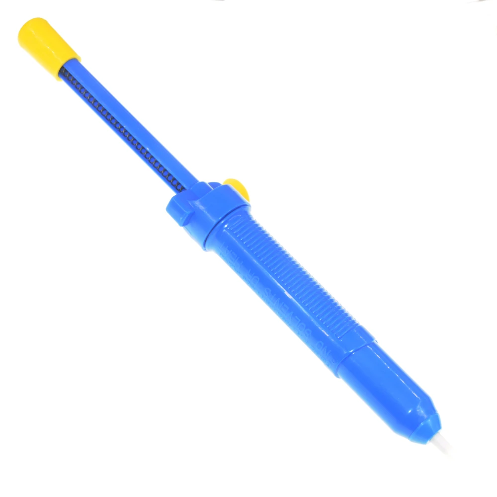Blue Anti-Skid Desoldering Pump Super Big Powerful Plastic Electronic Welding Solder Suction Sucker Vacuum Tin | Инструменты