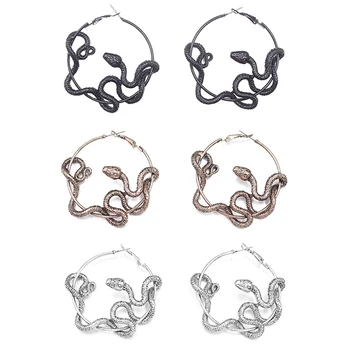 

1Pair Korea Mini Small Snake Piercing Stud Earrings For Women Girl Cute Trendy Animals Gold Silver Black Ear Stud Jewelry
