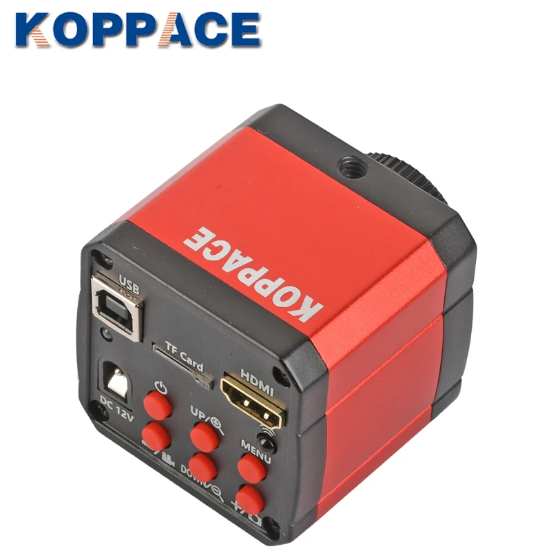 KOPPACE новое обновление 16 миллионов пикселей широкоформатный микроскоп камера, HDMI высокой четкости промышленный микроскоп объектив, промышленный цифровой объектив