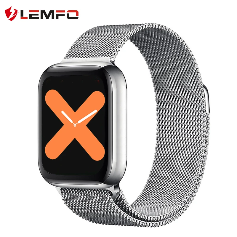 

LEMFO Smart Watch Call-Rejection Heart-Rate Monitor Message-Reminder Fitness-Tracker 5 SmartWatch Men for Apple Android iwo 12