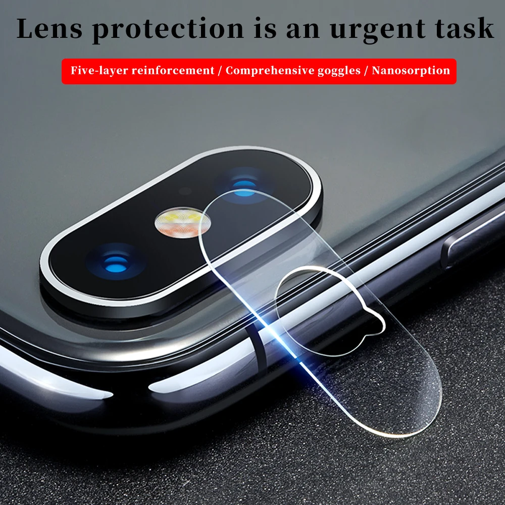 Защитная пленка для камеры iphone X XS Max XR закаленное защитное стекло для экрана для iphone 6 6S 7 8 Plus Аксессуары