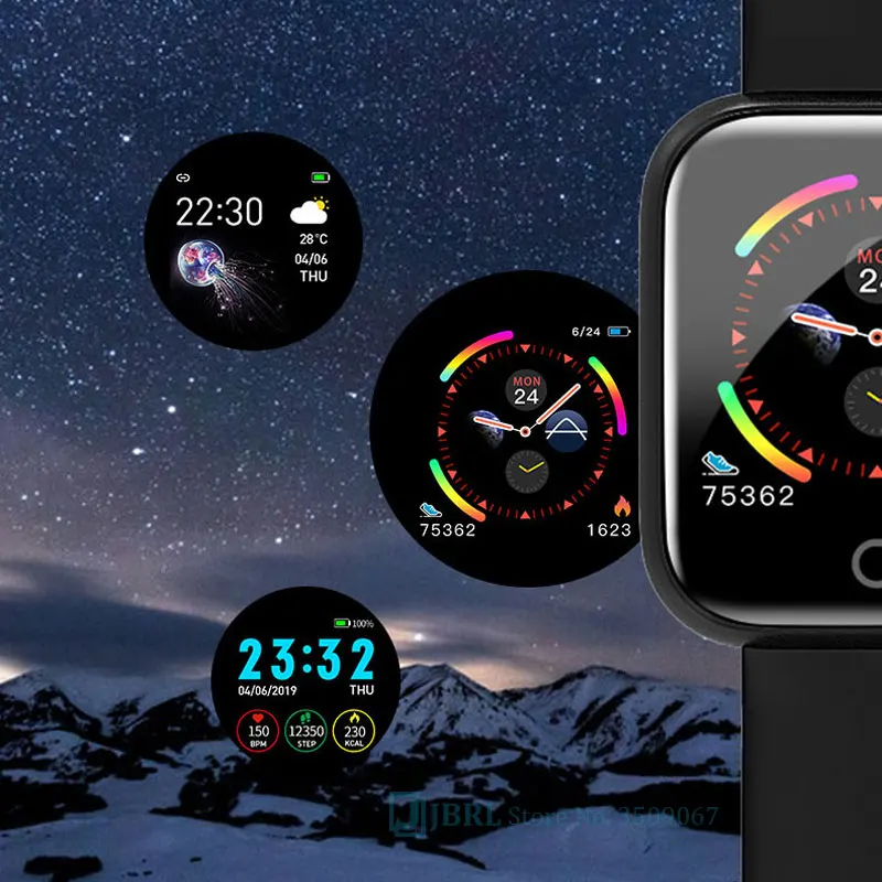  New Smart Watch Women Men Smartwatch For Android IOS Electronics Smart Clock Fitness Tracker Silico - 4000310898004