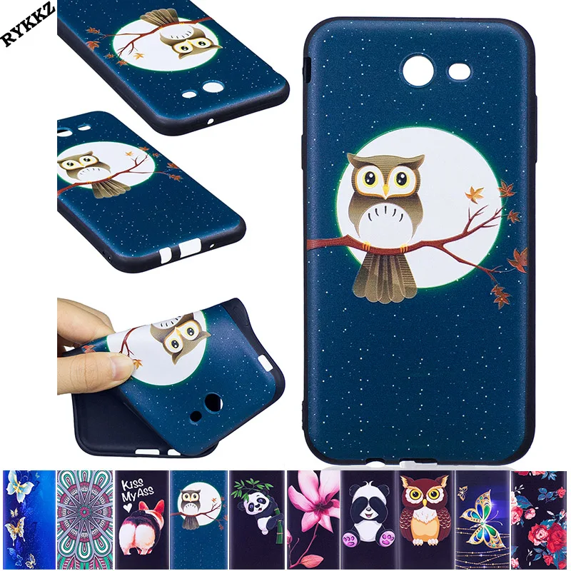 Чехол из мягкого силикона ТПУ тонкие Чехлы для задней панели samsung Galaxy J7 2017 SM J727P