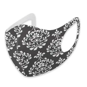 

Damask Pattern print The stylish windproof and dustproof mask can clean the dustproof external shielding cloth.