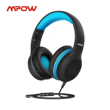 Mpow CH6S Wired Headphones For Kids With Microphone Max 85dB Food Grade Material Over-Ear Kids Headphones For iPad Kindle Phones 1