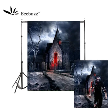 

Beebuzz photo backdrop halloween new product creepy castle background take pictures of halloween parties