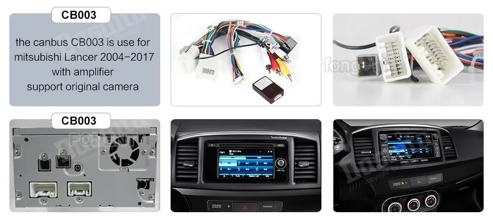 Excellent For Mitsubishi Lancer 10 Evo EX 10 GaLant Fortis Ispira 2007 2008 2009 2010 2011 2012 2013 2014 2015 2016 2017 Car Stereo Radio 3