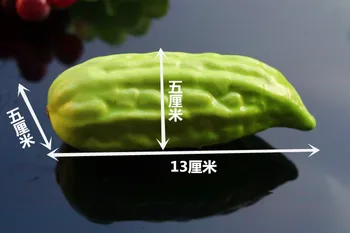 

Emulation Food Simulation Bitter Gourd Lifelike Vegetable Food Fruit Pretend Play House Toy Children's Kitchen Decorate 2020