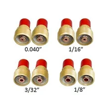 58 шт./компл. TIG сварочный фонарь комплект 040-1/8 дюймов газовой линзы настройки 9/20/25 TAK47 глинозема Керамика чашки 53N серии прокладки 598882