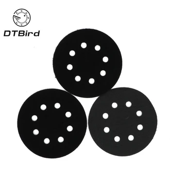 

2PCS 5 Inch(125mm) 8-Hole Ultra-thin Surface Protection Interface Pad for Sanding Pads and Hook&Loop Sanding Discs Thin Sponge