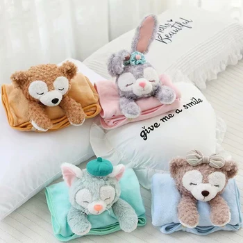 

candice guo cute plush toy lovely duffy shelliemay StellaLou Gelatoni soft warm nap blanket roll blanket birthday Christmas gift