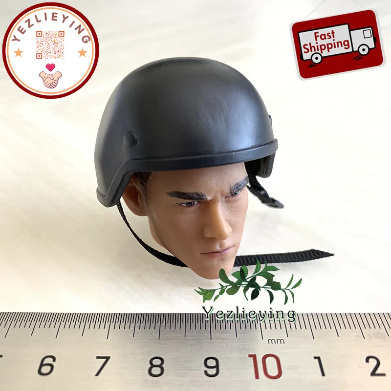 1/6 Scale 12" Hat WWII US Soldier Metal Helmet Model Cap For Scene Action Figure 