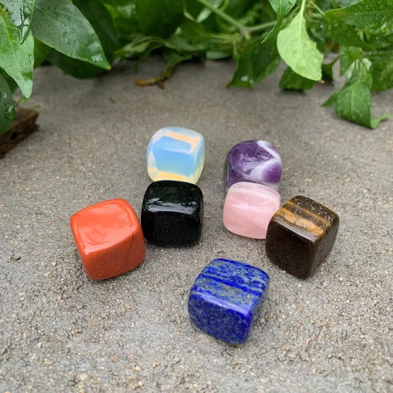 7 стилей/комплект опал красная яшма тигр кристалл порошок обсидиан мечта аметист