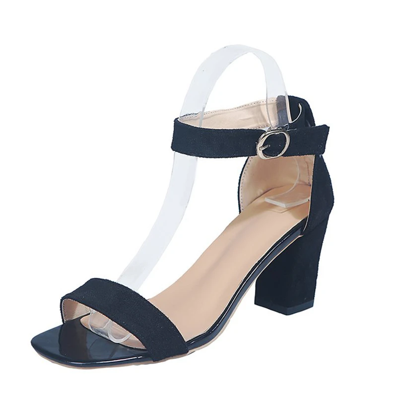 comfortable chunky heels