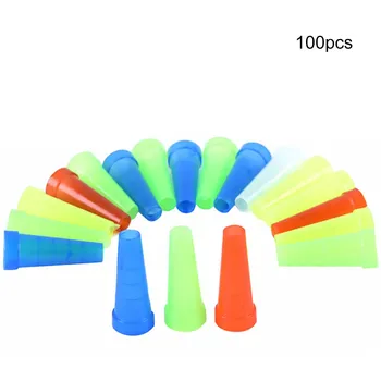

100pcs Disposable Shisha Nozzle Plastic Suction Nozzle Mouthpiece Pipe Hose Mouth Tip Color Random
