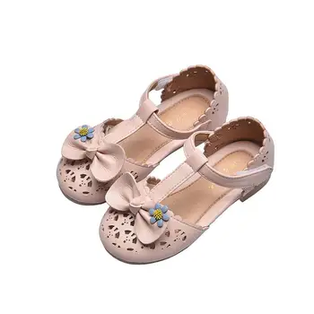 

2020 Newest Summer Kids Cute Shoes Sweet Bow Children Sandals For Girls Toddler Baby Breathable Hollow Out Sandals