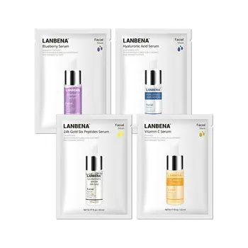 

LANBENA Moisturizing Face Facial Mask Korean Gold Sheet Facial Mask Hyaluronic Acid Vitamina C Blueberry For Face