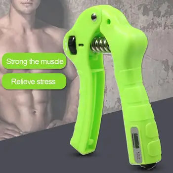 

Multifunction Hands Exerciser Hand Muscle Trainer Green Adjustable Resistance Range For Office Workers Students Fitness Sports