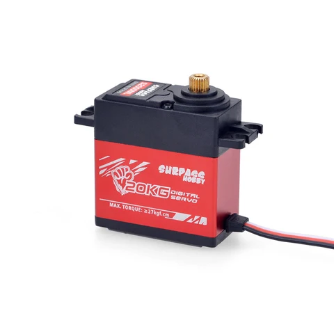 Good Sale SURPASS Hobby S2000ML Metal Gear 20KG Digital Servo for RC Airplane Robot 18 RC Monster Car Boat Duct Plane title=
