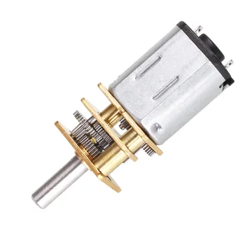 

1PCS DC 12V 600RPM Micro Speed Reduction Gear Motor with Metal Gearbox Wheel Shaft