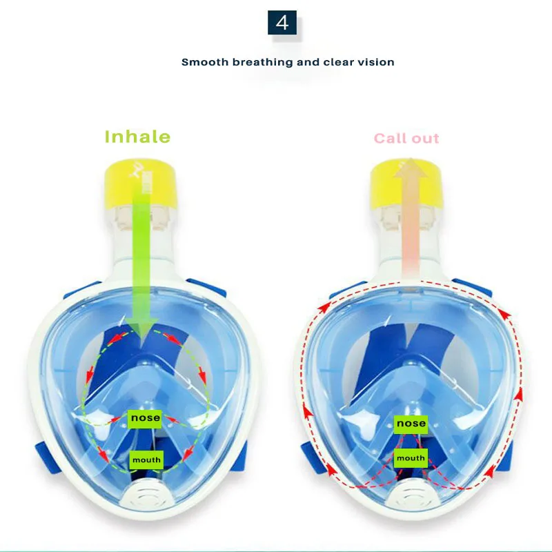 Маска для дайвинга, маска для подводного плавания, подводная противотуманная трубка для ныряния, для дайвинга, для мужчин и детей