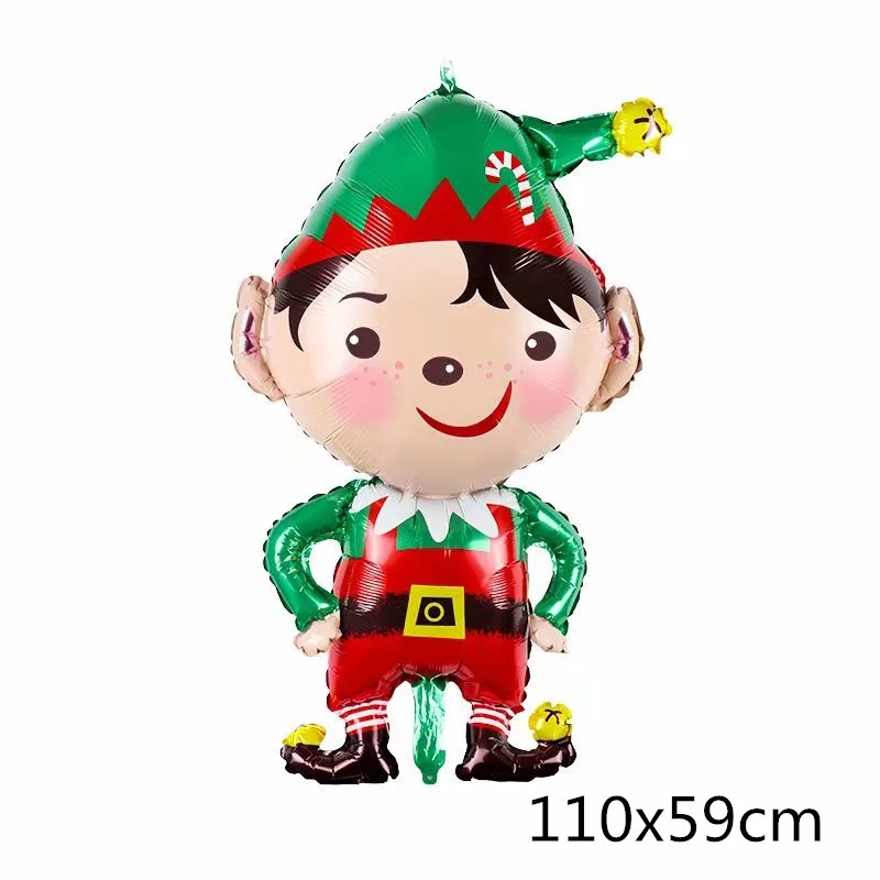 1pcs 83cm foil balloons Red Candy Cane Merry Christmas balloon decoration inflatable air balls Birthday party supplies Xmas