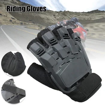 

Hot Motorcycle Bicycle Racing Gloves Non-slip Wear Resistant Breathable Semi-Finger Gloves sy998