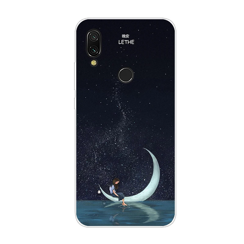 Для xiaomi redmi 7 чехол силиконовый рисунок мягкий ТПУ для xiaomi redmi 7 Чехол 6,26 дюймов snapdragon 632 модель fundas coque бампер