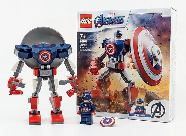 LEGO Marvel Avengers Classic Captain America Mech Armor 76168