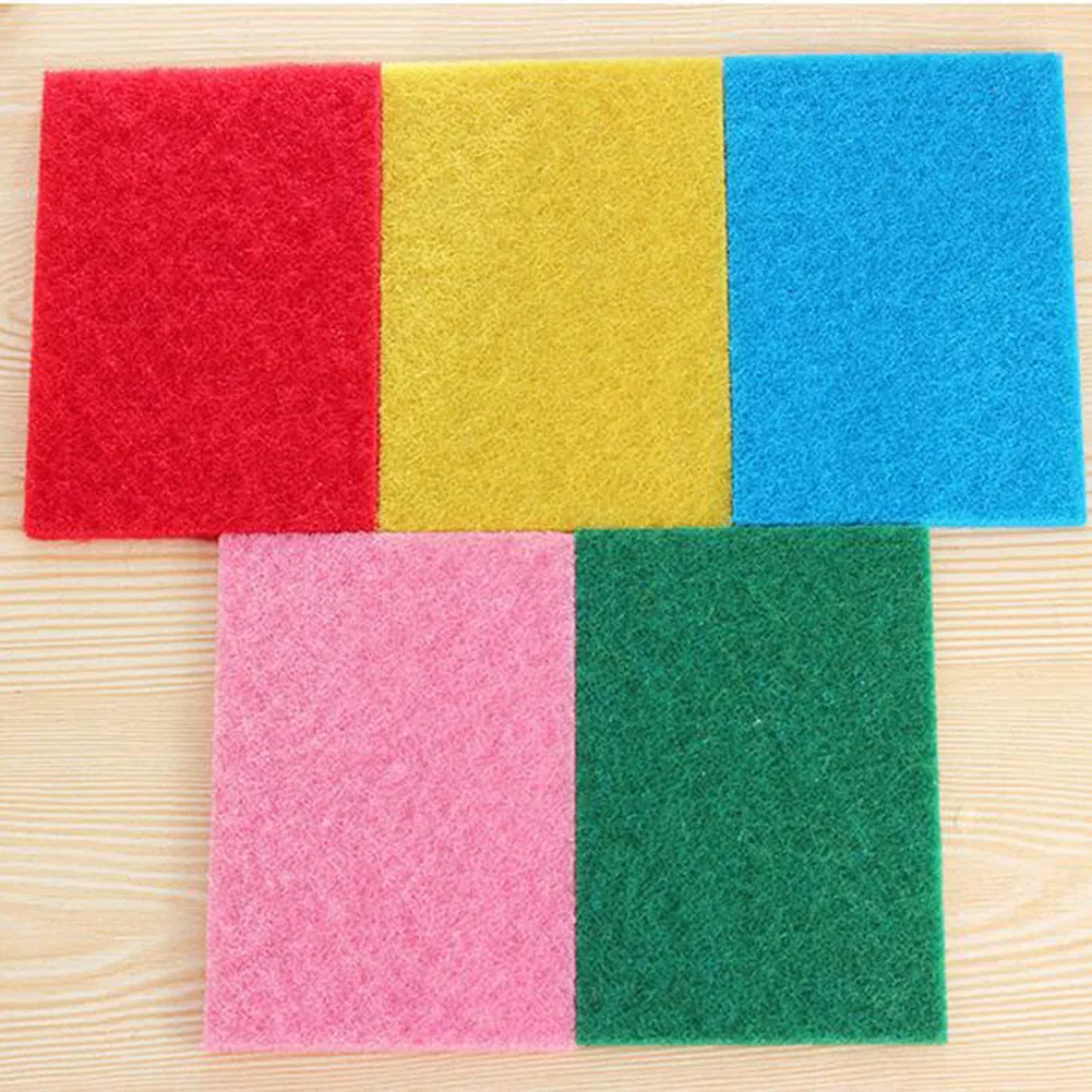 10pcs Scourer Dish Pad Cloth Cleaning Wiper Rags for Kitchen Towels Strong Decontamination