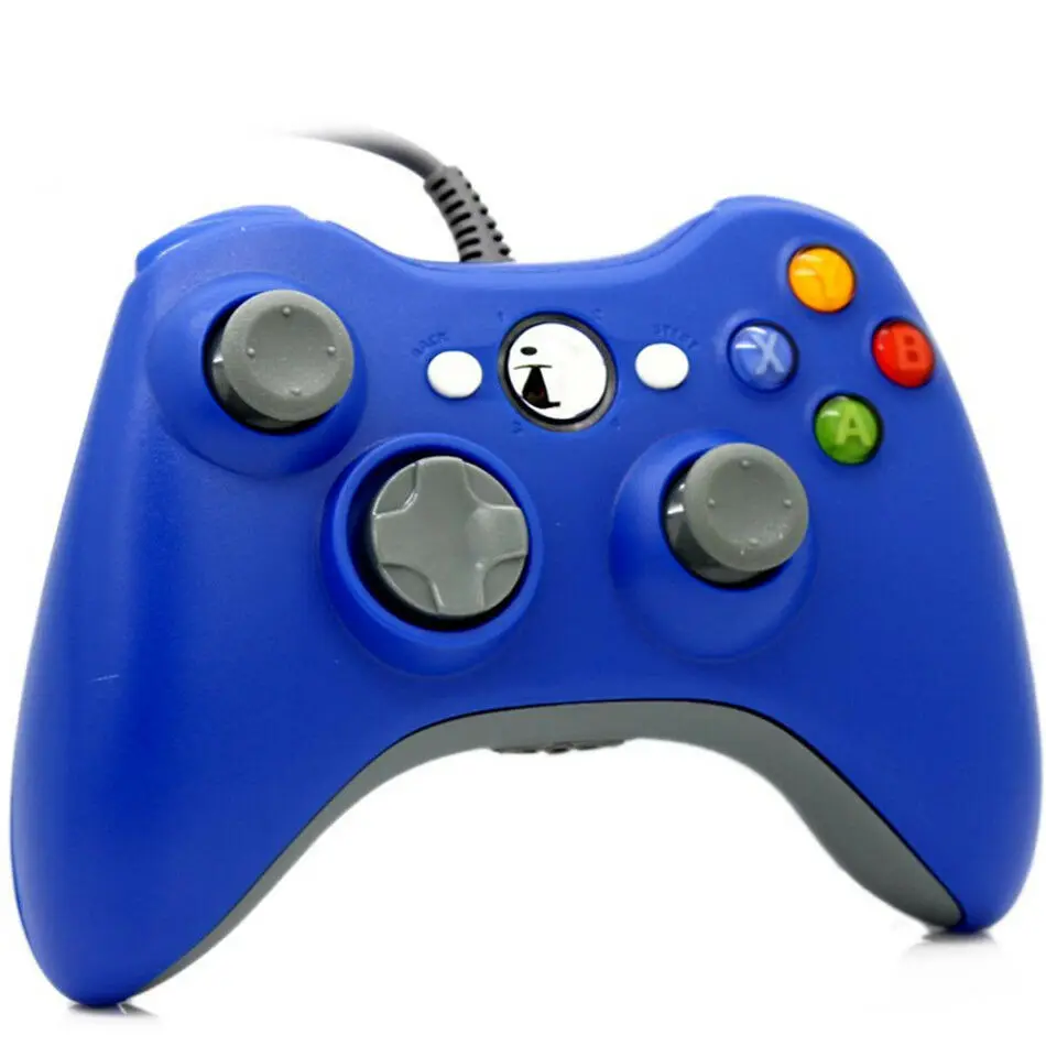 5 цветов Проводной USB игровой контроллер геймпад игровой джойстик Джойстик для microsoft Xbox 360 и Windows PC